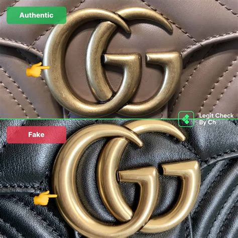 fake gucci marmont fanny pack|Gucci gg bag authentication.